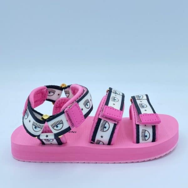 Chiara Ferragni - Sandalo logo - Fucsia