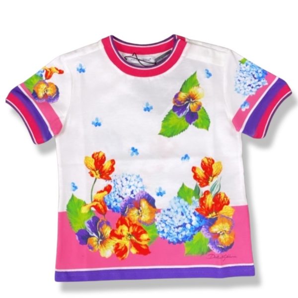 Dolce & Gabbana - T-shirt manica corta - Fiori