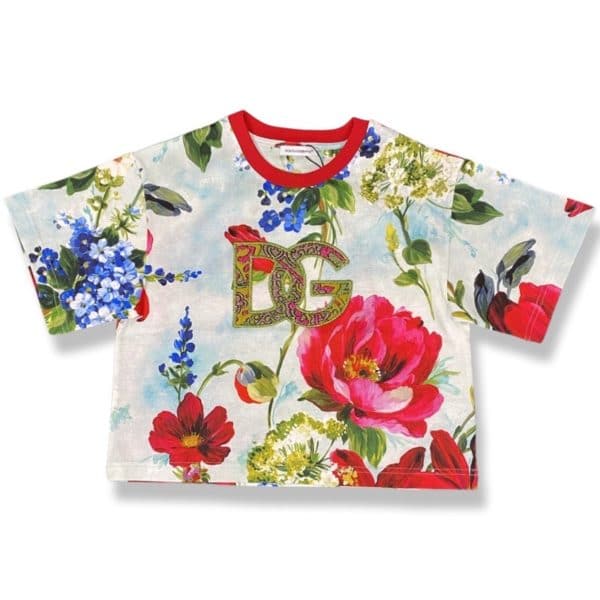 Dolce & Gabbana - T-shirt bambina - Fiori