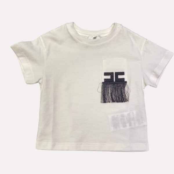 Elisabetta Franchi - T shirt bambina - Burro