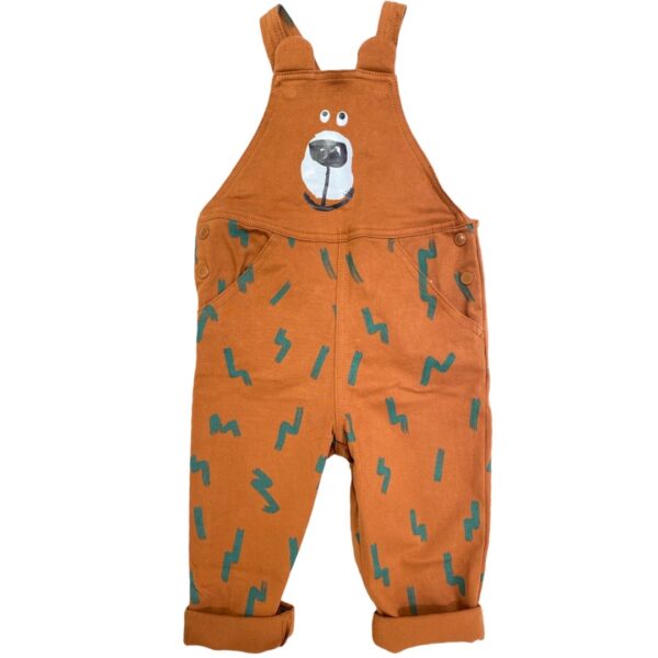 Stella McCartney - Salopette orso bambino marrone
