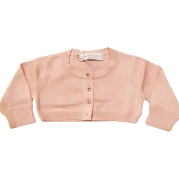 Colorichiari - Giacchino corto in cotone rosa