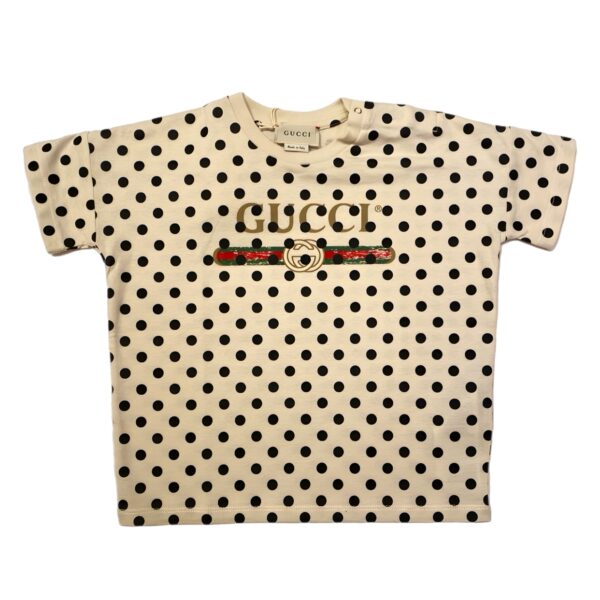 Gucci - T-Shirt bambina manica corta con logo