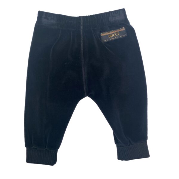 Gucci - Pantalone in ciniglia nero