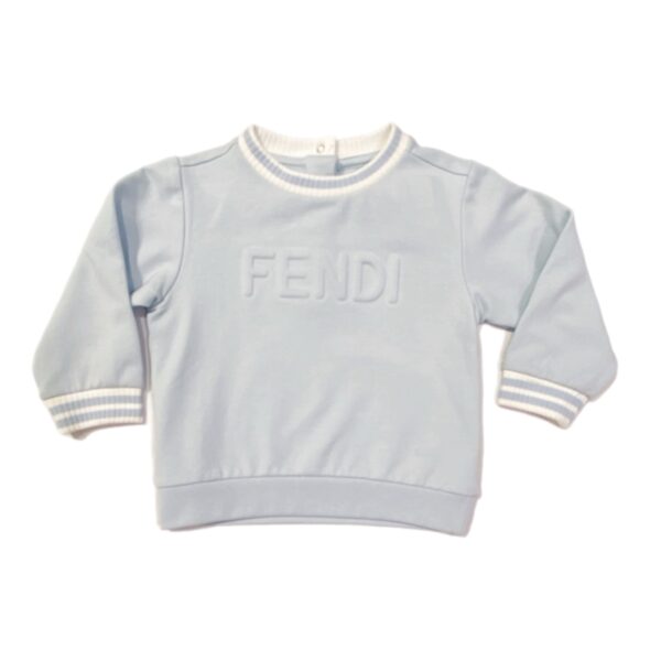 Fendi - Felpa con logo - Cielo