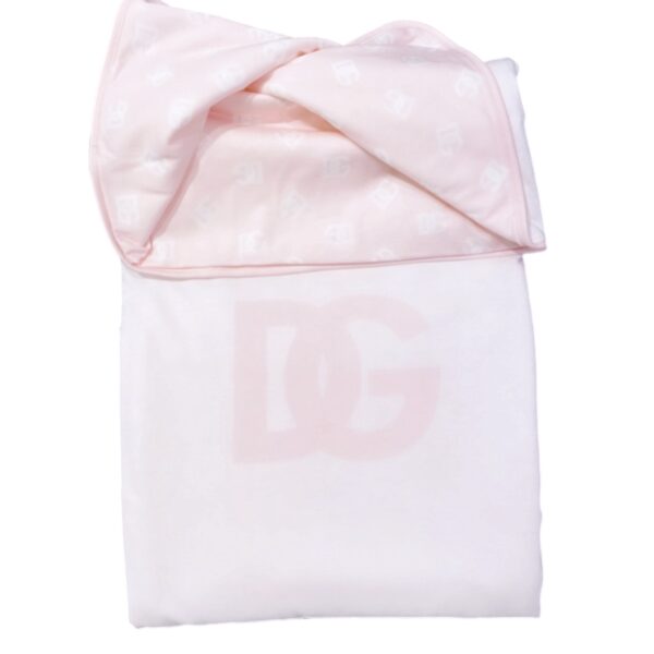 Dolce & Gabbana - Coperta rosa logata