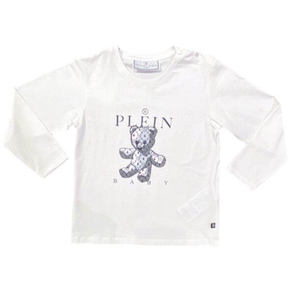 Philipp Plein - T-shirt manica lunga con logo
