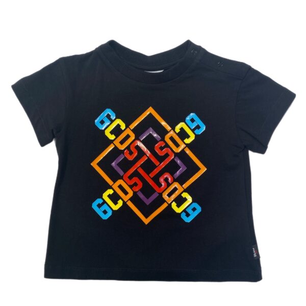 Gcds - T - Shirt nera logata