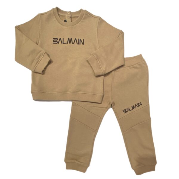 Balmain - Felpa fango con logo
