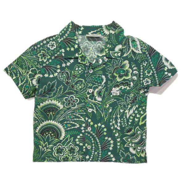 Etro - Camicia verde a fantasia