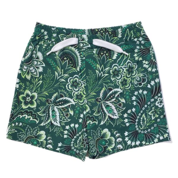 Etro - Bermuda verde a fantasia