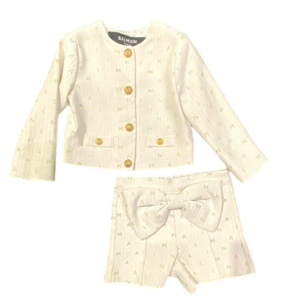 Balmain - Completo due pezzi logato