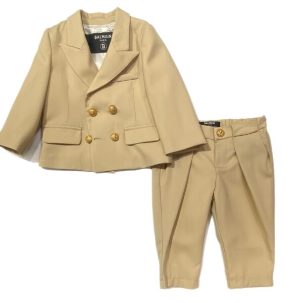 Balmain - Completo due pezzi champagne