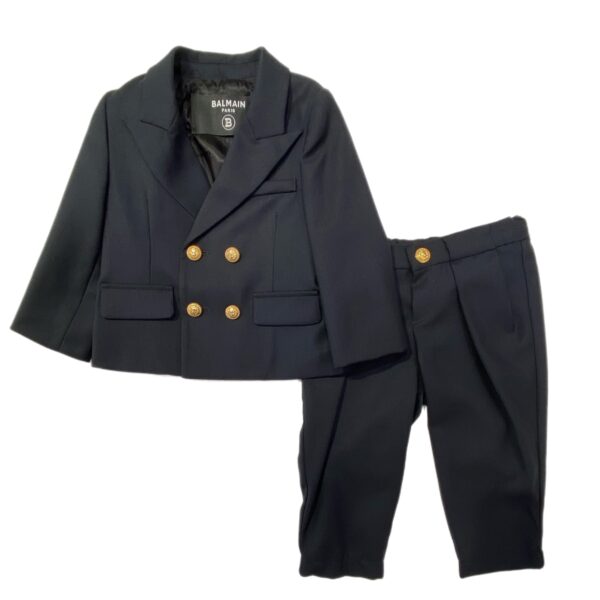 Balmain - Completo nero due pezzi