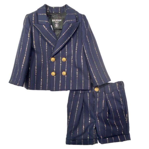 Balmain - Completo due pezzi blu