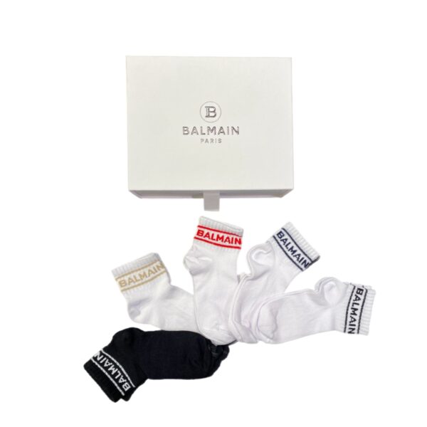 Balmain - Calze logate quattro colori
