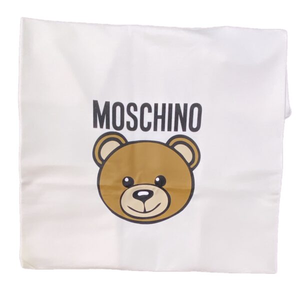 Moschino - Coperta bianca con orsetto