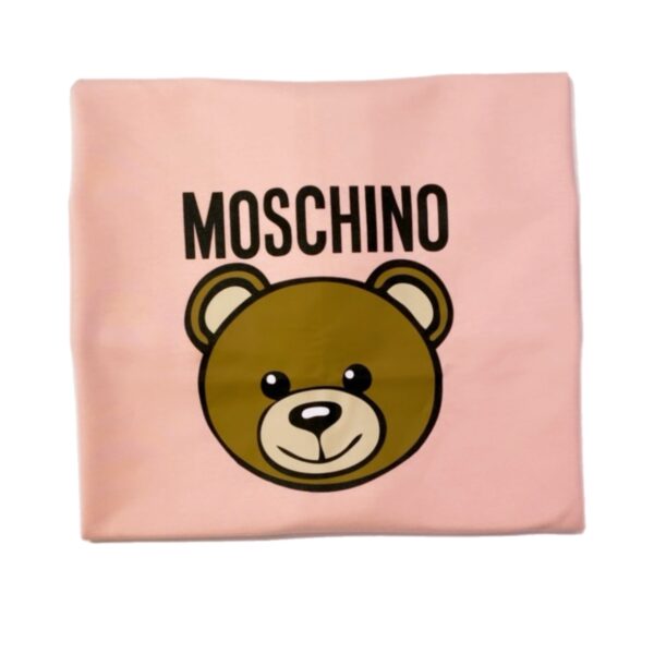 Moschino - Coperta rosa logata