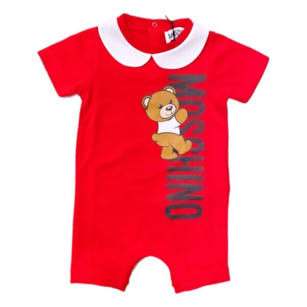Moschino - Pagliaccetto rosso logato
