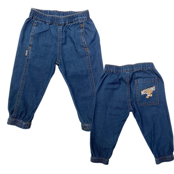 Moschino - Pantalone in jeans con logo
