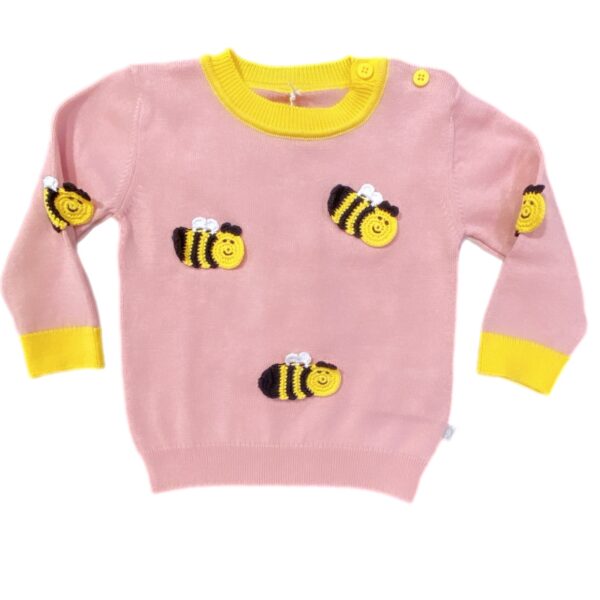 Stella Mccartney - Maglia rosa con api