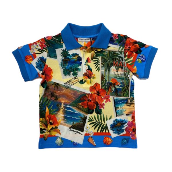 Dolce & Gabbana - Polo colorata manica corta