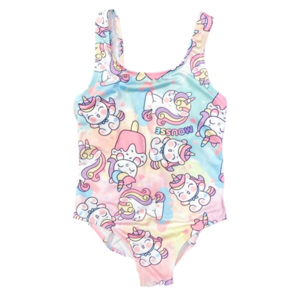 Mousse - Costume intero bambina unicorno