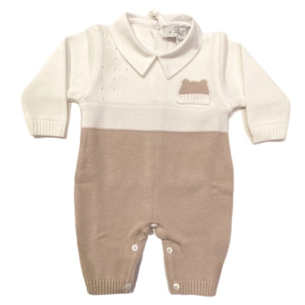 I Delfi - Tutina bianca e beige