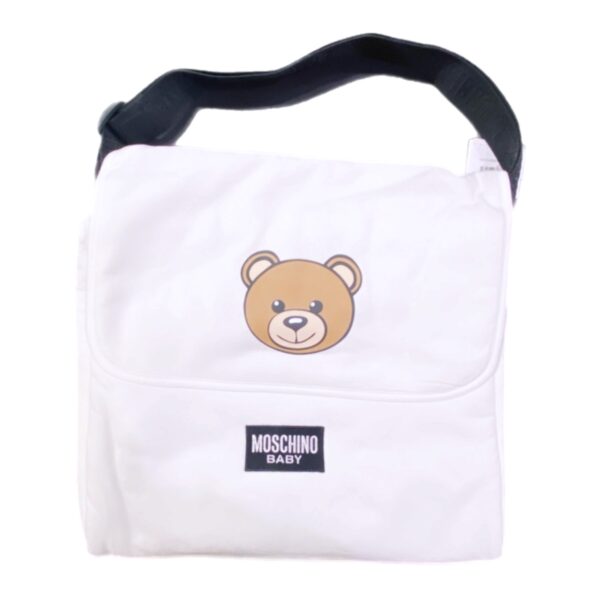 Moschino - Borsa per cambio mamy bianca logata