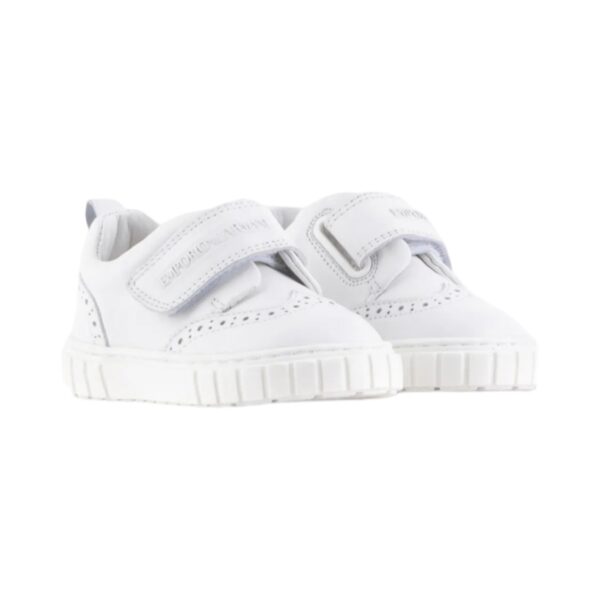 Giorgio Armani - Scarpe bianche con strappo logato