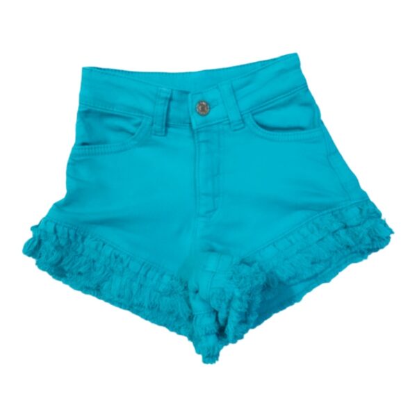 Twinset - Short a farfalla in jeans - Verde