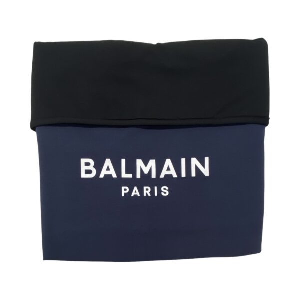 Balmain - Coperta blu con logo bianco