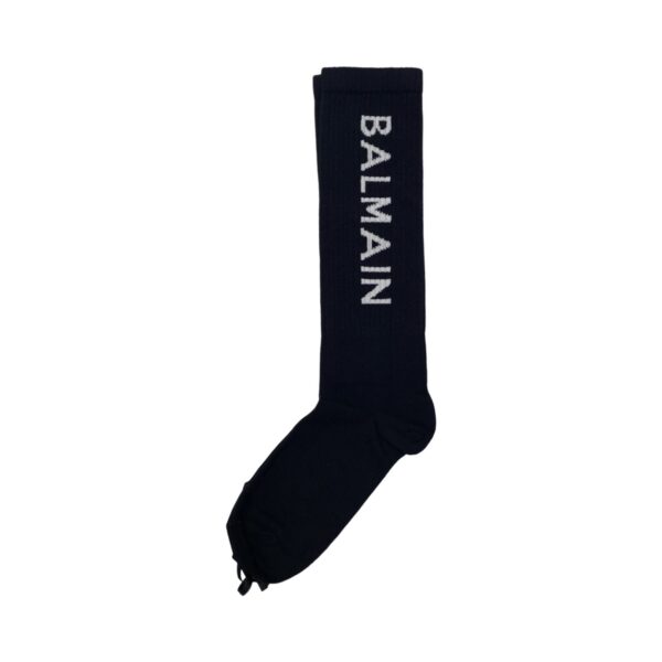 Balmain - Calze nere logate