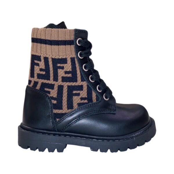 Fendi - Stivale in pelle logato
