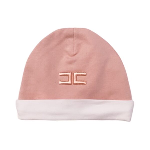 Elisabetta Franchi - Cappello rosa con logo