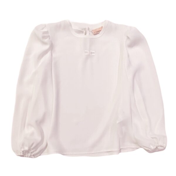 Elisabetta Franchi - Blusa per bambina - Burro