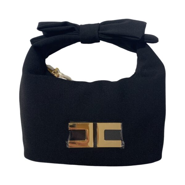 Elisabetta Franchi - Borsa con logo - nero