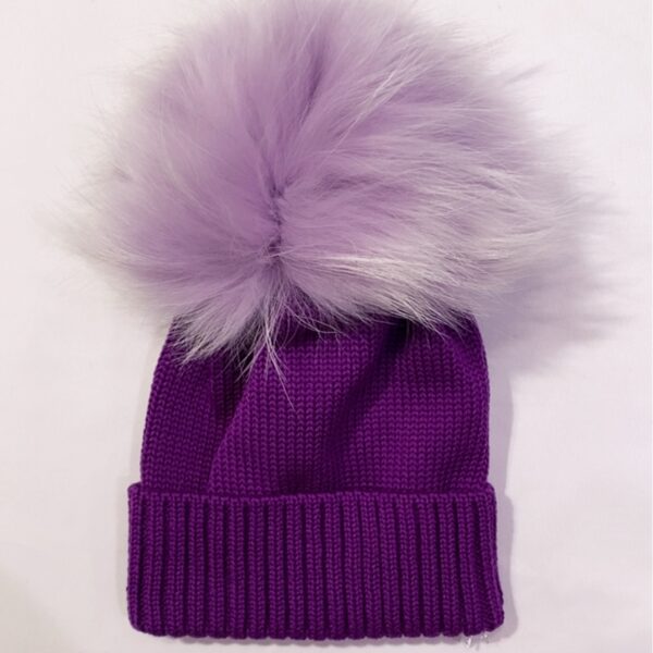 Catya - cappello in lana con pon pon