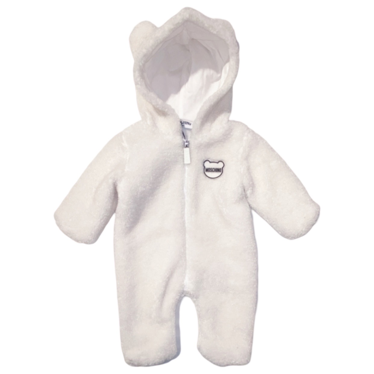 Moschino - Tutone teddy per neonati - Bianco
