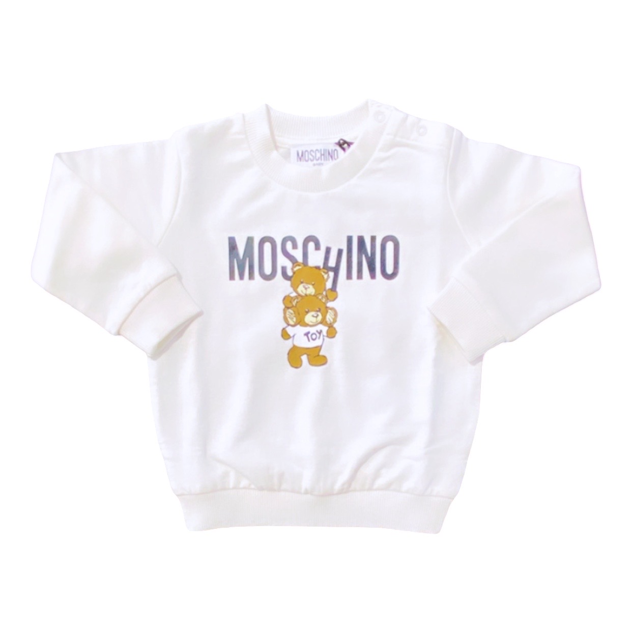 Moschino - Felpa per neonati - Bianca