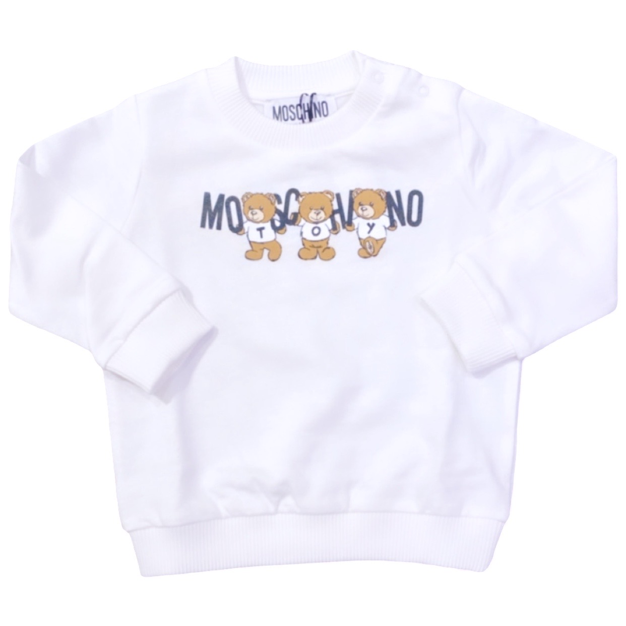 Moschino - Felpa per neonati - Bianca