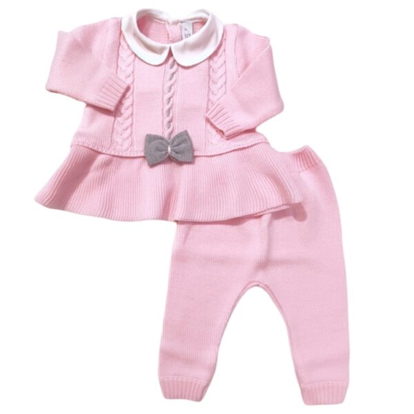 I Delfi - Completo 2 pz per neonata - Rosa