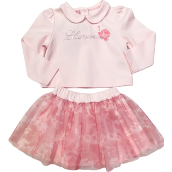 Miss Blumarine - completo felpa e gonna