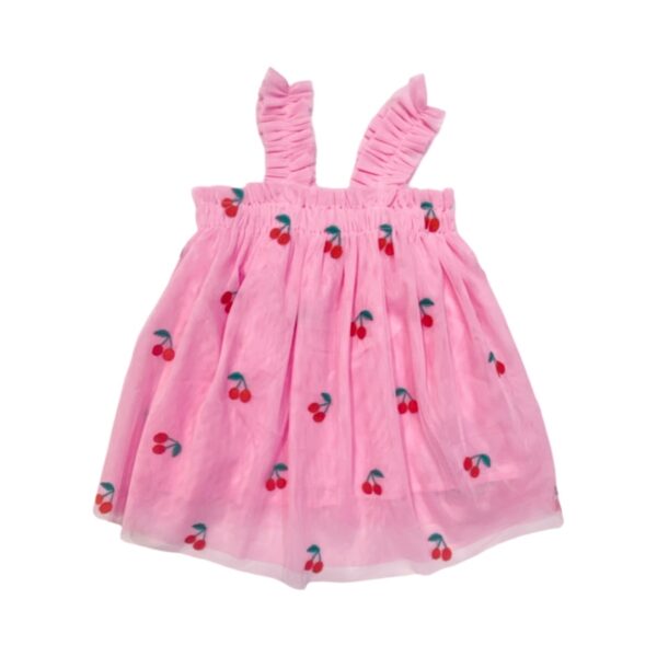 Stella McCartney - Abito in tulle tema ciliegie