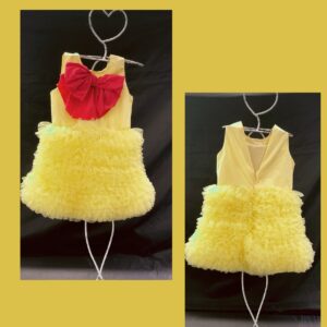 Miss Grant - Abito con fiocco e tulle per bambina