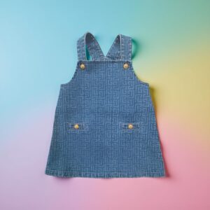 Balmain - Scamiciata in jeans allover