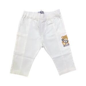 Moschino - Pantalone con teddy - Bianco