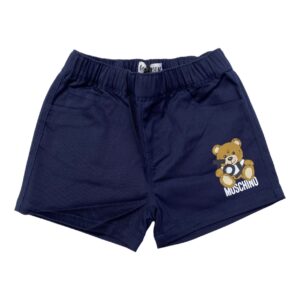 Moschino - Bermuda con teddy - blu