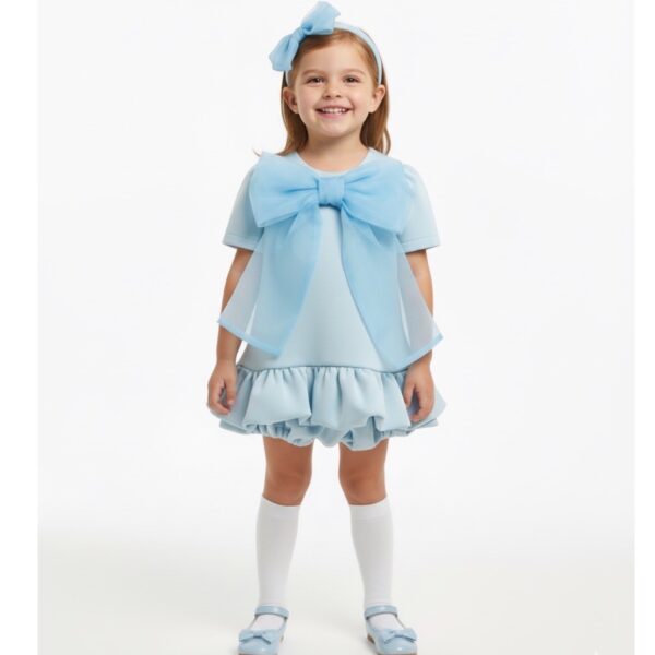 Miss Grant - Abito con fiocco per bambina