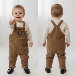 Dolce&Gabbana - set salopette e t-shirt DG